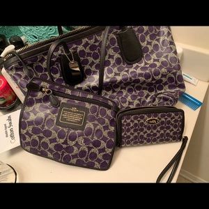Coach purse set